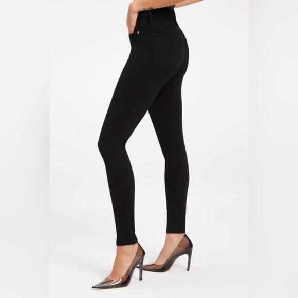 Good American Good Legs Black Skinny Jeans 8 29 - Picture 4 of 14